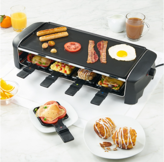Trudeau Bruson Reversible Die Cast Raclette Grill Trudeau by Kitchen Niche