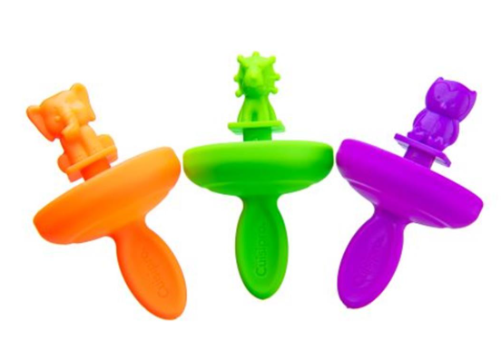 Cuisipro Mini Pop Molds – Farm Design, 4pc Set (2 oz / 60 ml) – Purple Cuisipro by Kitchen Niche