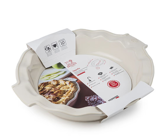 Peugeot Ceramic Pie Dish – Ecru – 30 cm