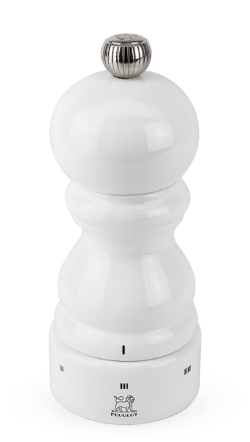 Peugeot Paris U’Select White Lacquer Salt Mill - 12 cm / 5"
