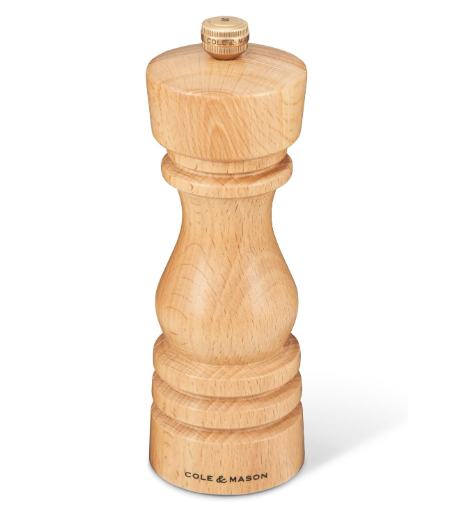 Cole & Mason The London Collection Salt Mill – Natural Beech – 7" / 18 cm by Kitchen Niche