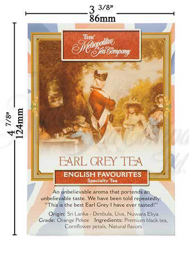 Metropolitan Tea Earl Grey Loose Leaf Tea 1.1 lbs