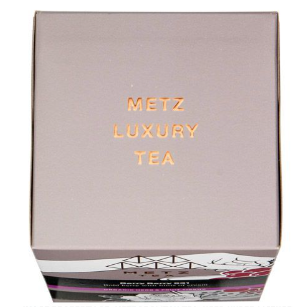 Metropolitan Tea Metz Organic Berry Berry Tea – Box of 25 Teabags