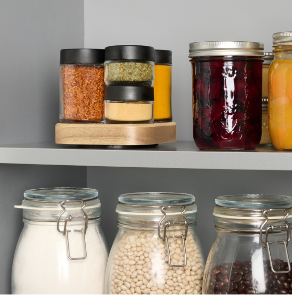 Trudeau Rotating Spice Rack – 6 Bottles Trudeau by Kitchen Niche