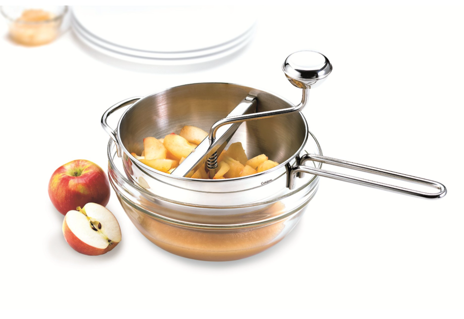 Cuisipro Deluxe Food Mill with 3 Disks – 17.25" / 43.8 cm, Stainless Steel Cuisipro by Kitchen Niche