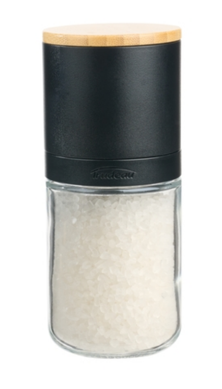 Trudeau Stak Salt Mill – Bamboo Lid