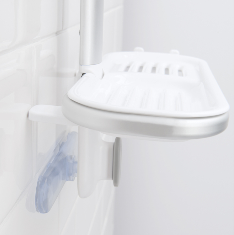 OXO Good Grips 3-Tier Shower Caddy Aluminum
