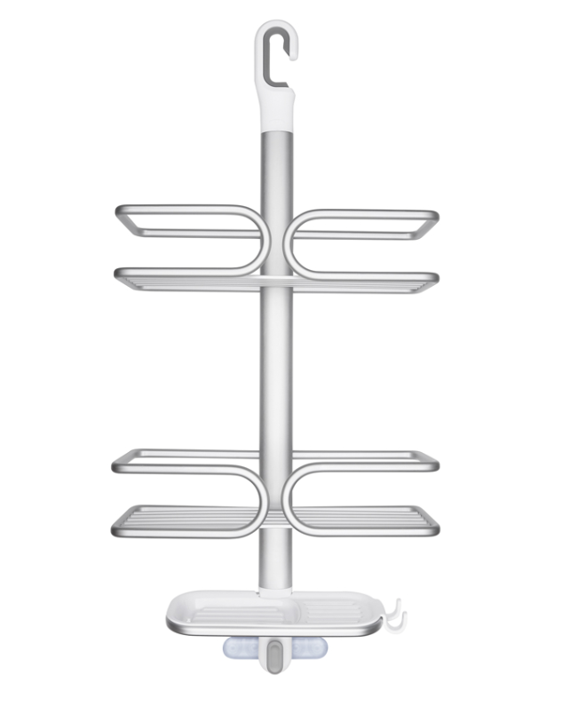 OXO Good Grips 3-Tier Shower Caddy Aluminum