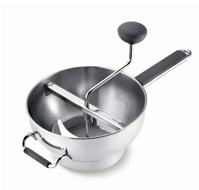 Cuisipro Deluxe Food Mill with 3 Disks – 17.25" / 43.8 cm, Stainless Steel Cuisipro by Kitchen Niche