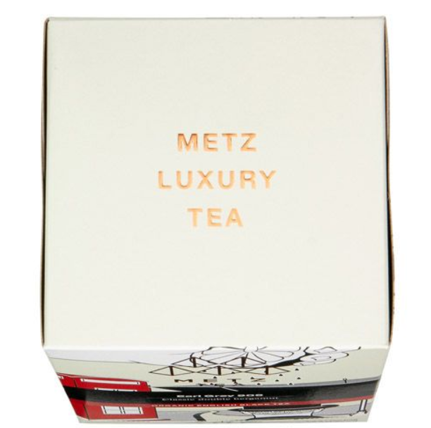Metropolitan Tea Metz Organic Earl Grey Tea – Box of 25 Teabags
