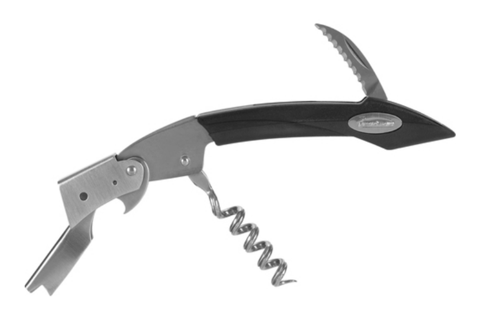 Trudeau Double Lever Corkscrew – Black
