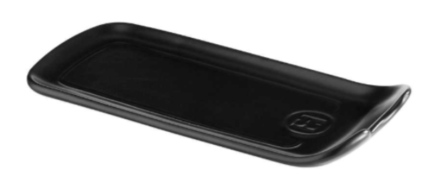 Emile Henry Spoon Rest – Truffle Black (Truffe) – 23 x 10.5 x 3 cm Emile Henry by Kitchen Niche