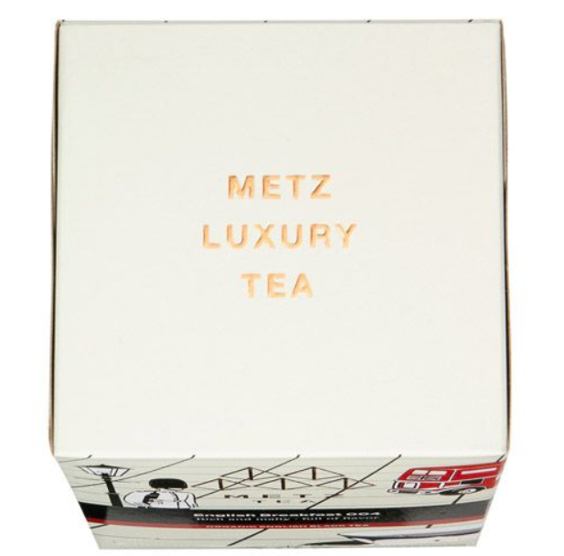 Metropolitan Tea Metz Organic English Breakfast Tea – Box of 25 Teabags