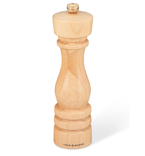 Cole & Mason The London Collection Salt Mill – Natural Beech – 8.5" / 22 cm by Kitchen Niche