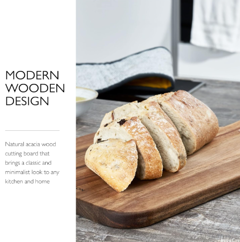 Cole & Mason Barkway Acacia Serving & Chopping Board – Medium by Kitchen Niche