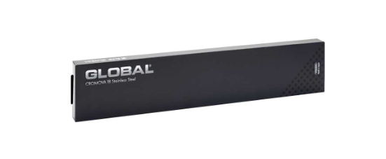 Global Steak Knife Serrated 11cm/4.25" Forged Global by Kitchen Niche