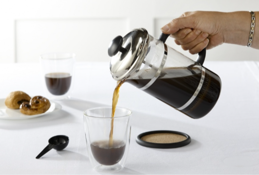 Trudeau Coffee Press – Stainless Steel – 34 oz Trudeau by Kitchen Niche