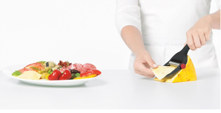 Cuisipro Adjustable Cheese Slicer – 9" / 23 cm, Black Cuisipro by Kitchen Niche