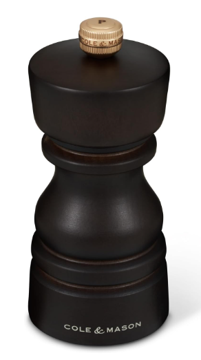 Cole & Mason The London Collection Salt & Pepper Mill Gift Set – Chocolate Wood – 5" / 13 cm by Kitchen Niche
