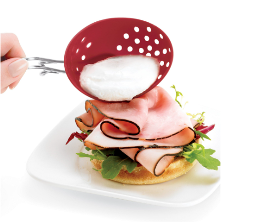 Cuisipro Egg Poacher – Set of 2, Silicone, Red Cuisipro by Kitchen Niche