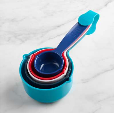 Trudeau Measuring Cup Set – Assorted Colors – 5-Piece Trudeau by Kitchen Niche