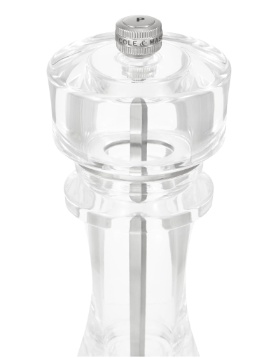 Cole & Mason The London Collection Pepper Mill – Acrylic – 8" / 22 cm by Kitchen Niche