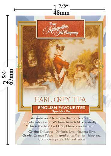 Metropolitan Tea Earl Grey Loose Leaf Tea 1.1 lbs