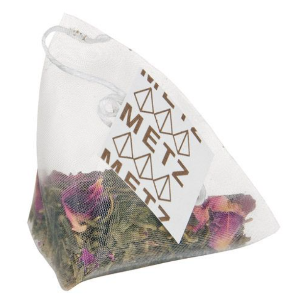 Metropolitan Tea Metz Organic Kyoto Cherry Rose Tea – Box of 25 Teabags