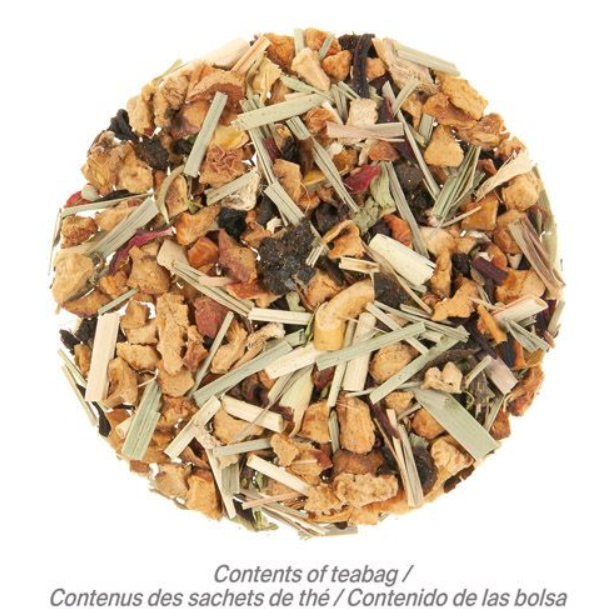 Metropolitan Tea Metz Organic Lemon Ginger Tea – Box of 25 Teabags