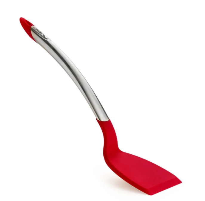 Cuisipro Silicone Turner – 12.5&quot; / 32 cm – Red (LFGB Silicone) Cuisipro by Kitchen Niche