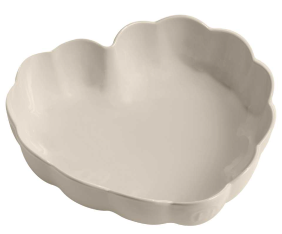 Emile Henry Madeleine Heart Dish – Clay (Argile) – 26.5 x 24.5 x 6.5 cm – 1.8 L Emile Henry by Kitchen Niche
