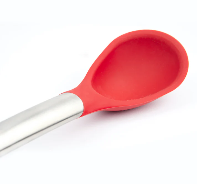 Cuisipro Silicone Spoon – 12" / 30.5 cm – Red (LFGB Silicone) Cuisipro by Kitchen Niche