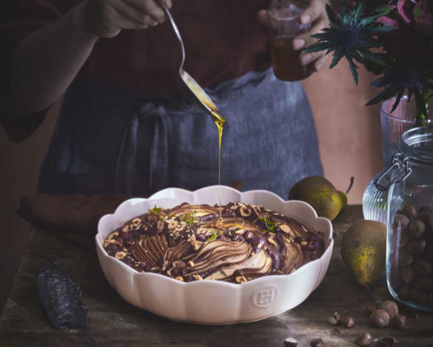 Emile Henry Madeleine Round Dish – Clay (Argile) – Ø 27 cm – 2.2 L Emile Henry by Kitchen Niche