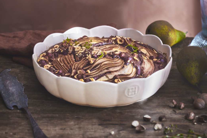 Emile Henry Madeleine Round Dish – Clay (Argile) – Ø 27 cm – 2.2 L Emile Henry by Kitchen Niche