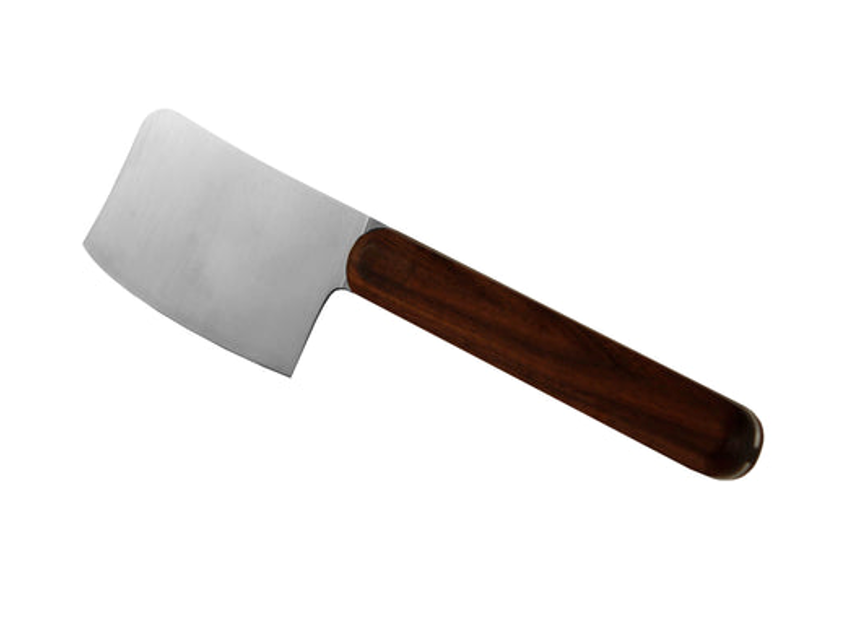 Swissmar Timber 3-Piece Walnut Handle Cheese Knife Set – Cleaver, Universal & Moist
