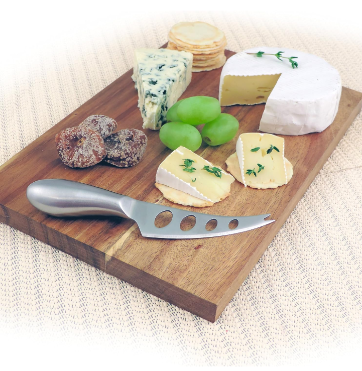 Swissmar 2-Piece Acacia Cheese Board & Knife Set