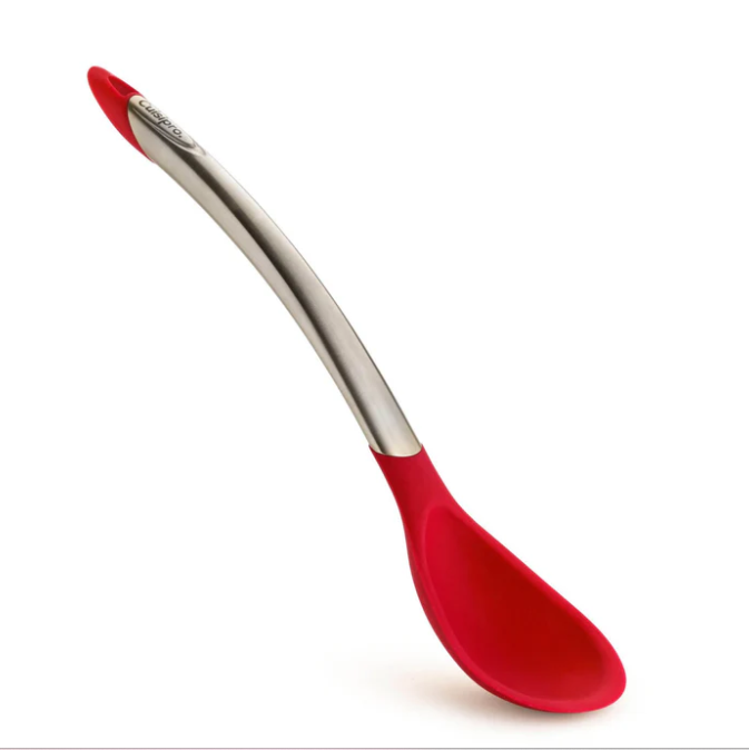 Cuisipro Silicone Spoon – 12" / 30.5 cm – Red (LFGB Silicone) Cuisipro by Kitchen Niche