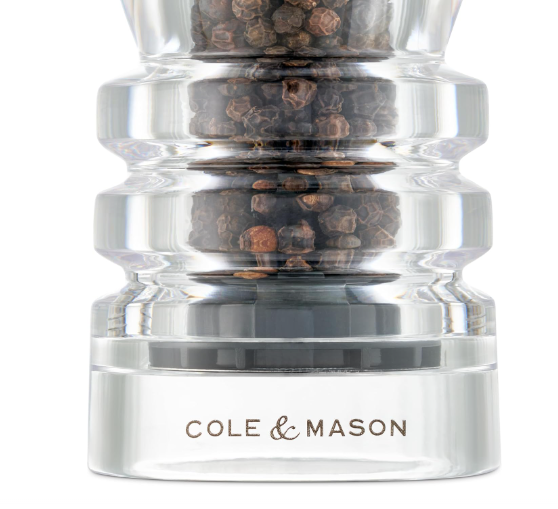 Cole & Mason The London Collection Pepper Mill – Acrylic – 11" / 30 cm by Kitchen Niche