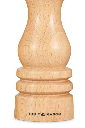Cole & Mason The London Collection Salt & Pepper Mill Gift Set – Natural Beech – 7" / 18 cm by Kitchen Niche