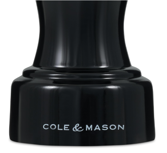 Cole & Mason The Hoxton Salt Mill – Black Gloss – 4.2" / 10.5 cm by Kitchen Niche
