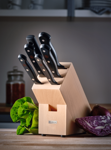 Wüsthof Gourmet Knife Block Set – 6-pcs. by Kitchen Niche