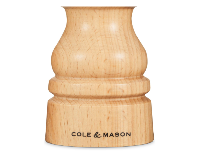 Cole & Mason The London Collection Salt Mill – Natural Beech – 5" / 13 cm by Kitchen Niche