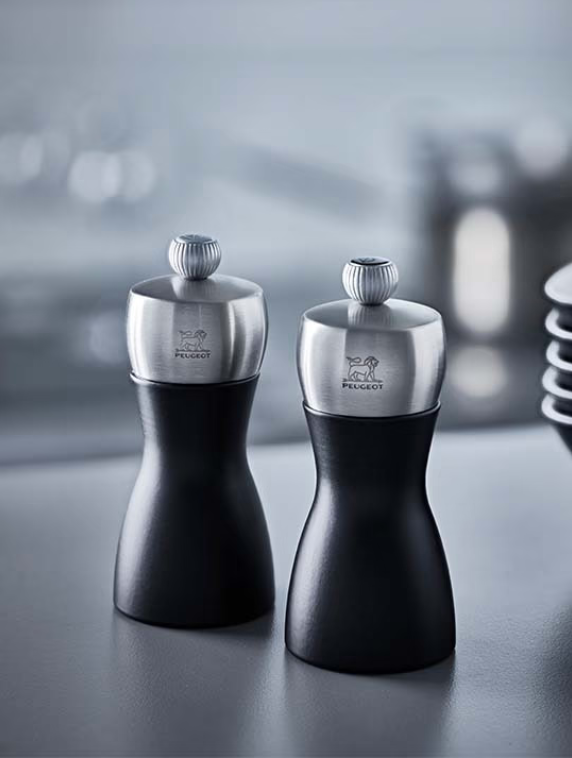 Peugeot Fidji Black Matte 15cm Pepper Mill by Kitchen Niche
