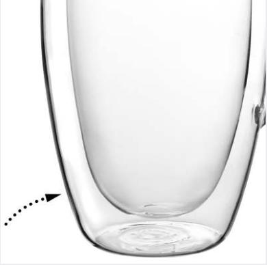 Trudeau Java Double Wall Latte Mugs – 15 oz – Set of 2 Trudeau by Kitchen Niche