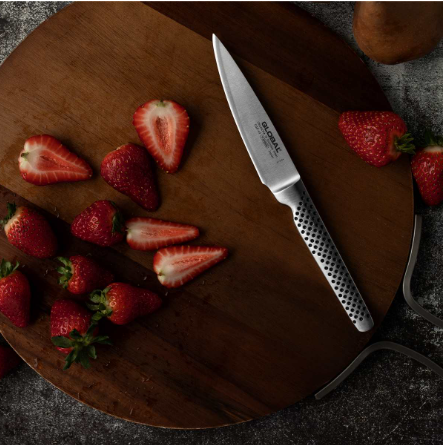 Global Paring Knife w/Long Nose 11cm / 4.5" Forged Global by Kitchen Niche