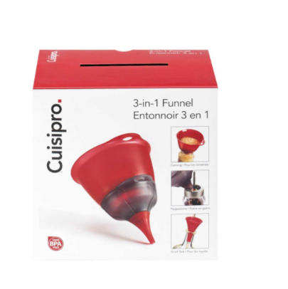 Cuisipro 3-in-1 Funnel Set – 7.5" / 19 cm – 29 oz / 855 ml Cuisipro by Kitchen Niche
