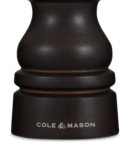 Cole & Mason The London Collection Pepper Mill – Chocolate Wood – 7" / 18 cm by Kitchen Niche