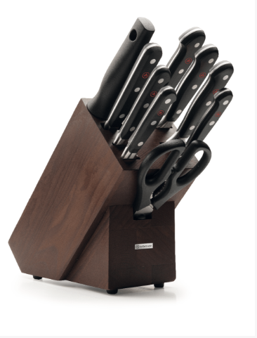 Wüsthof Classic Knife Block Set Brown Block – 10-pcs. Wusthof by Kitchen Niche