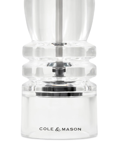 Cole & Mason The London Collection Pepper Mill – Acrylic – 8" / 22 cm by Kitchen Niche