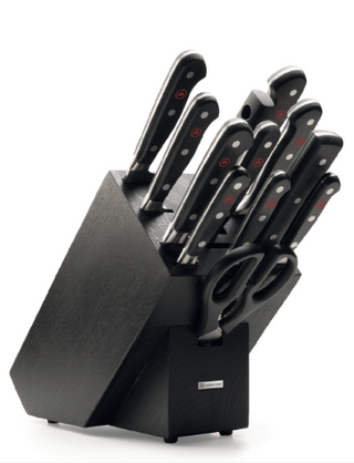 Wusthof Classic 13-Piece Knife Block Set Black